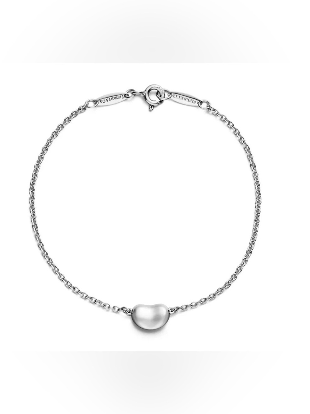 Tiffany & Co. Elsa Peretti Sterling Silver Bean Design Bracelet